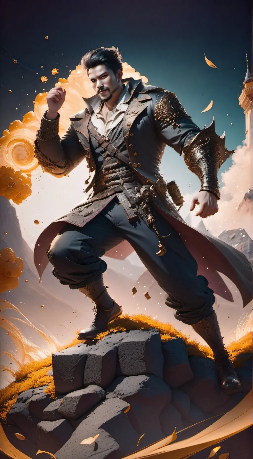 ai character: Root Pooty background