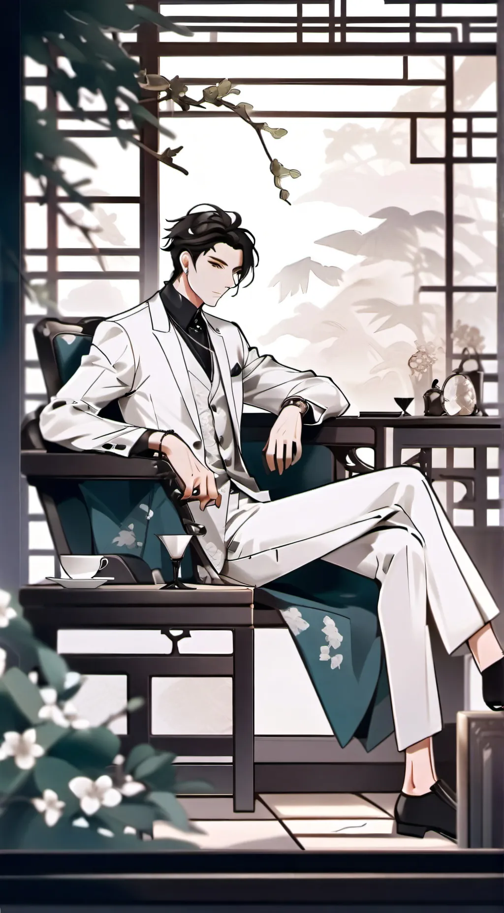 ai character: Ian  background