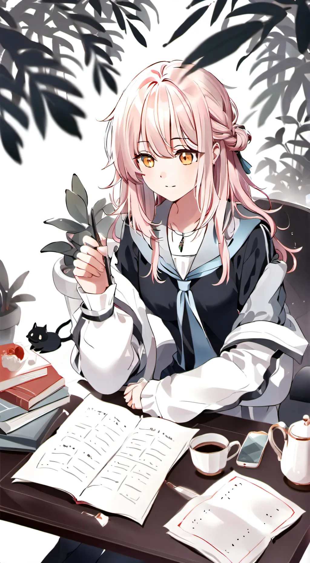ai character: Lyra background