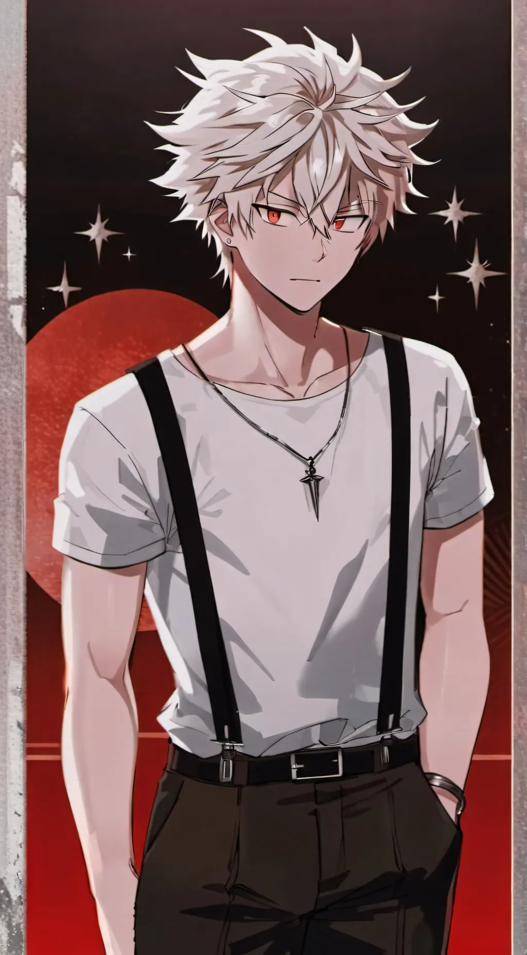 ai character: Katsuki Bakugo background
