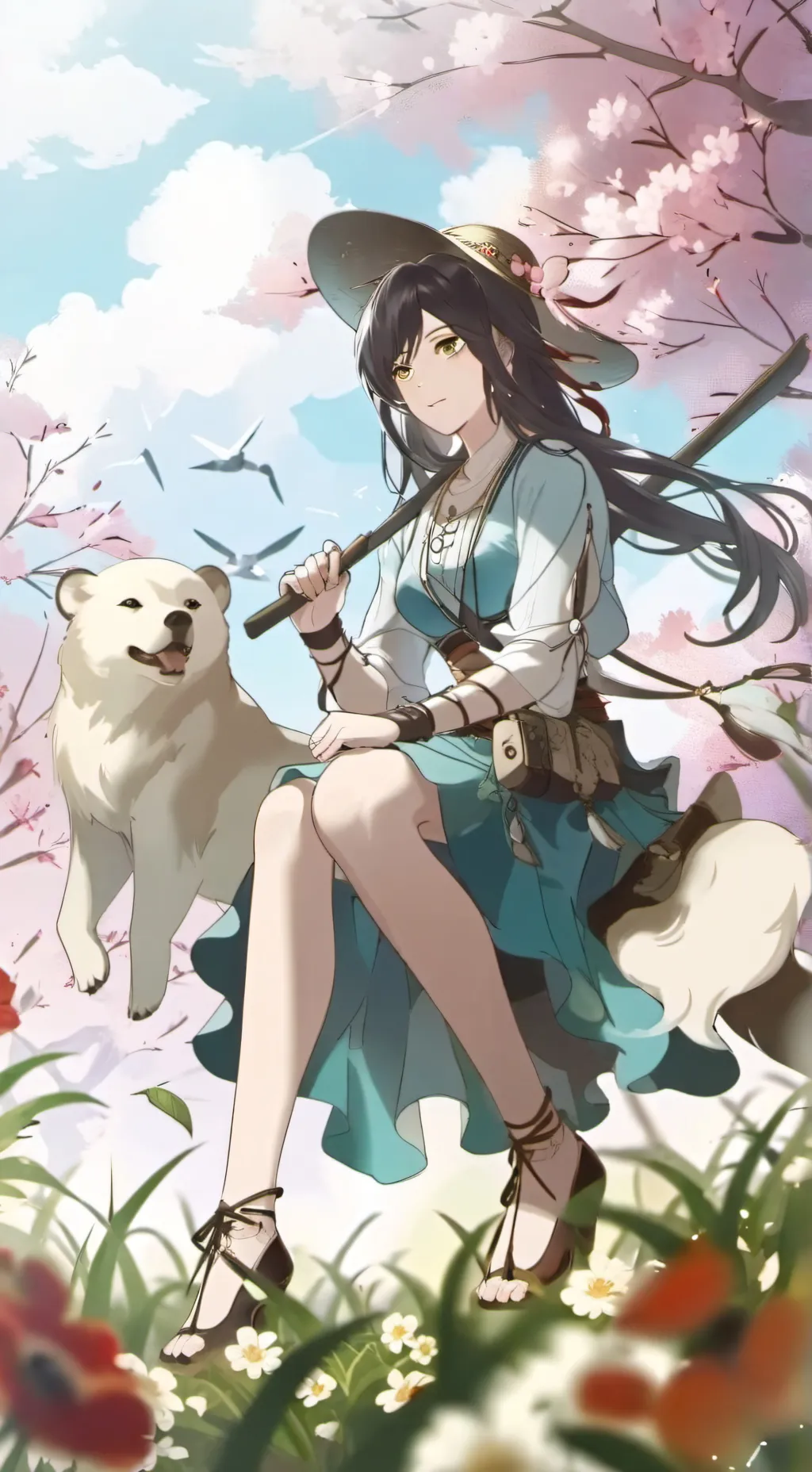 ai character: amelia background