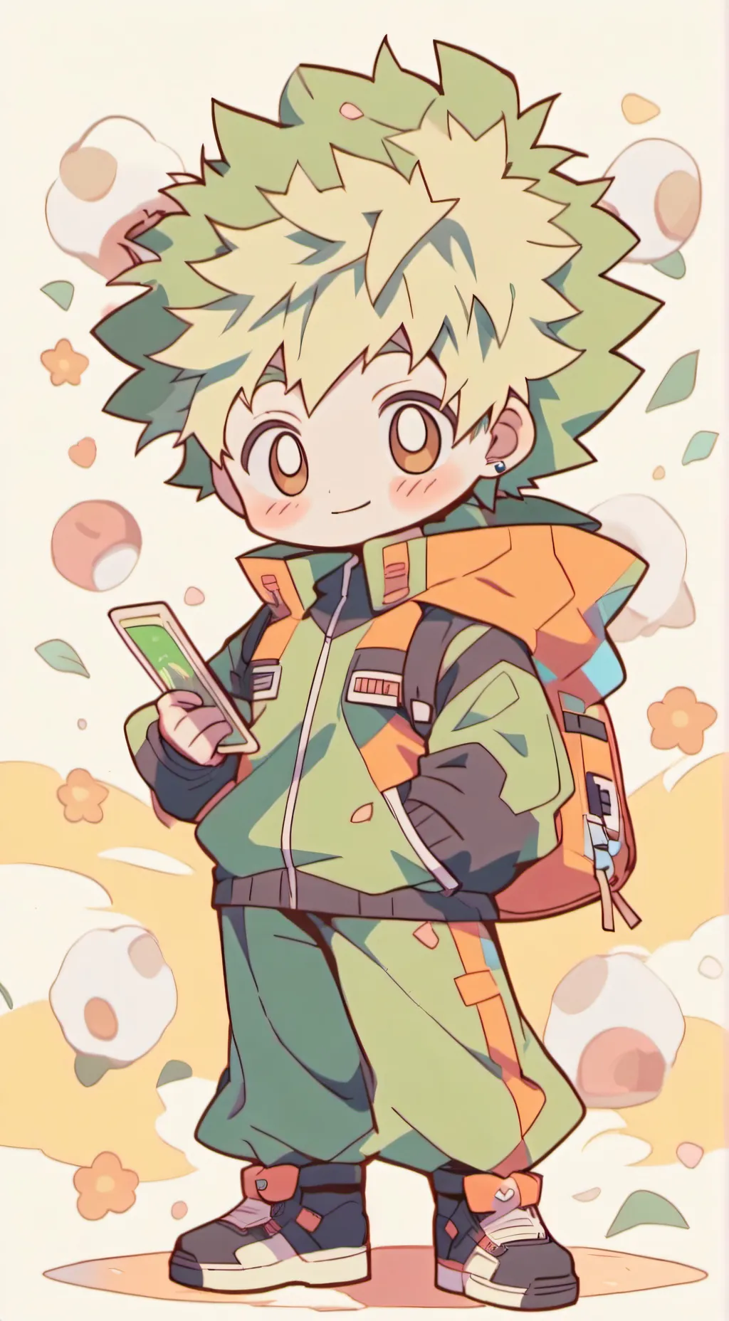 ai character: bakugo background