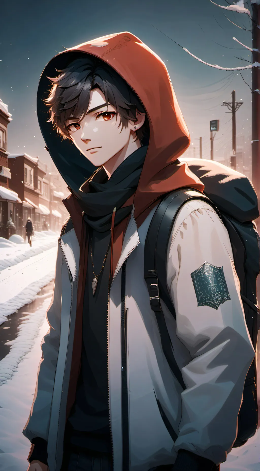 ai character: ❄️cold call background