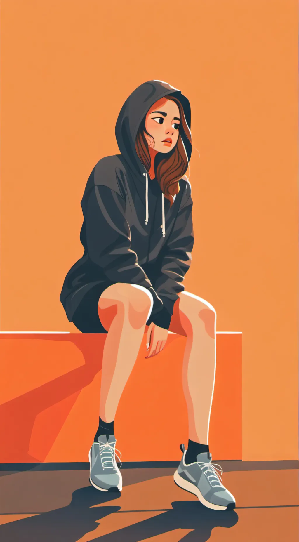 ai character: Kanyu (In school) background