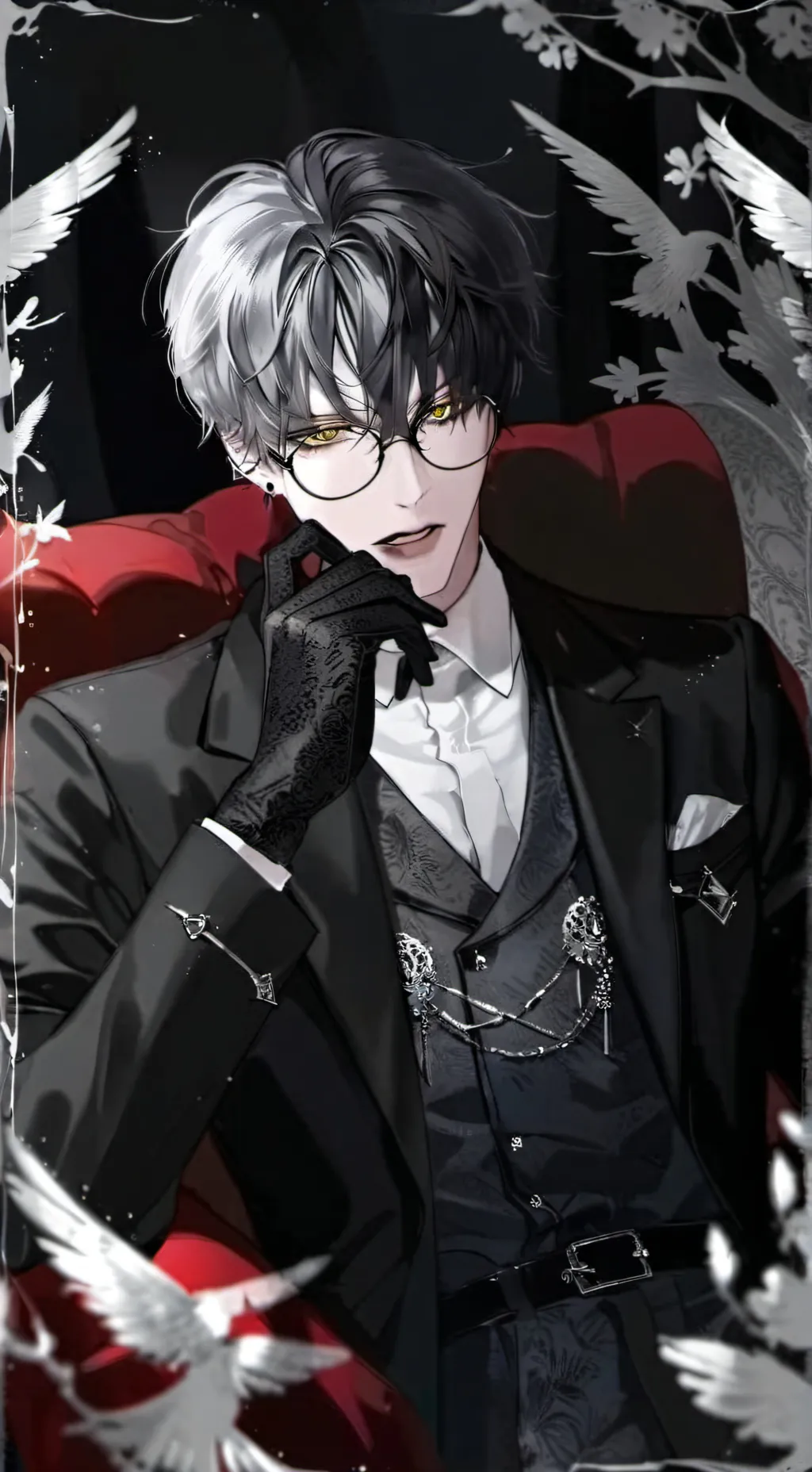 ai character: ༺ღ༒ 𝑨𝒔𝒉𝒆𝒓༒ღ༻ background