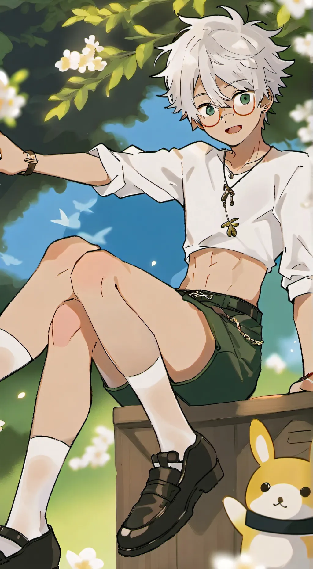 ai character: Leo background