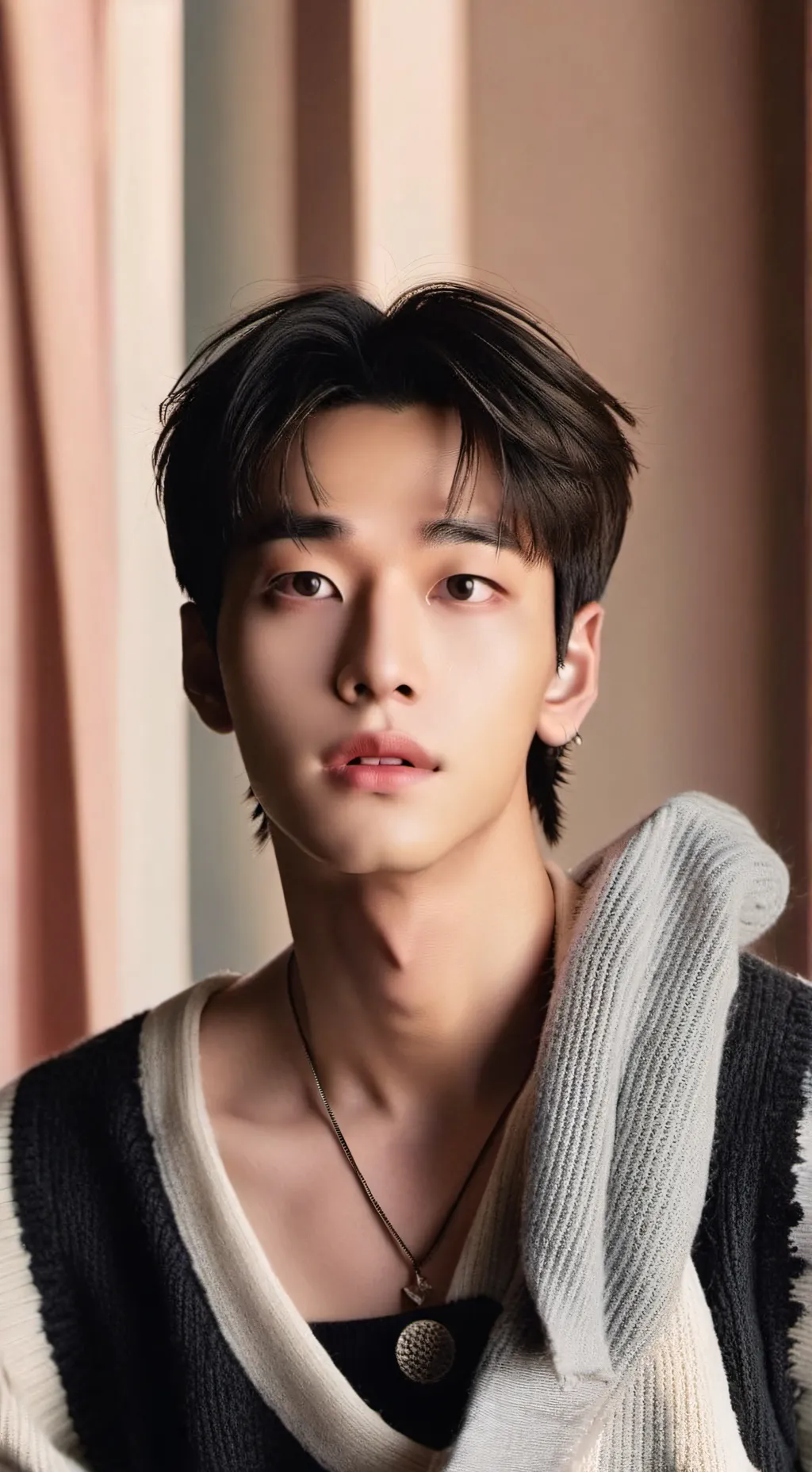 ai character: hyunjin  background
