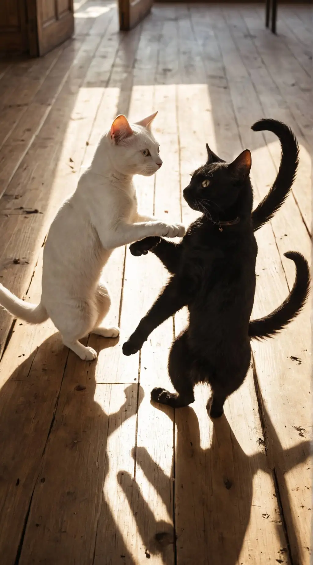 ai character: Cat war background