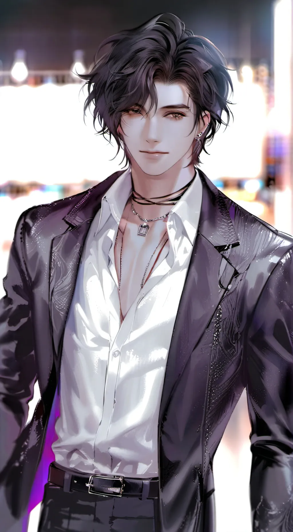 ai character: Leo  background