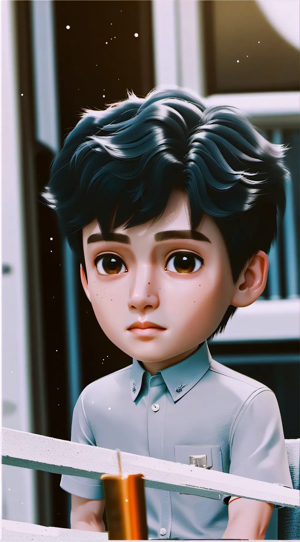 ai character: Emanuel background
