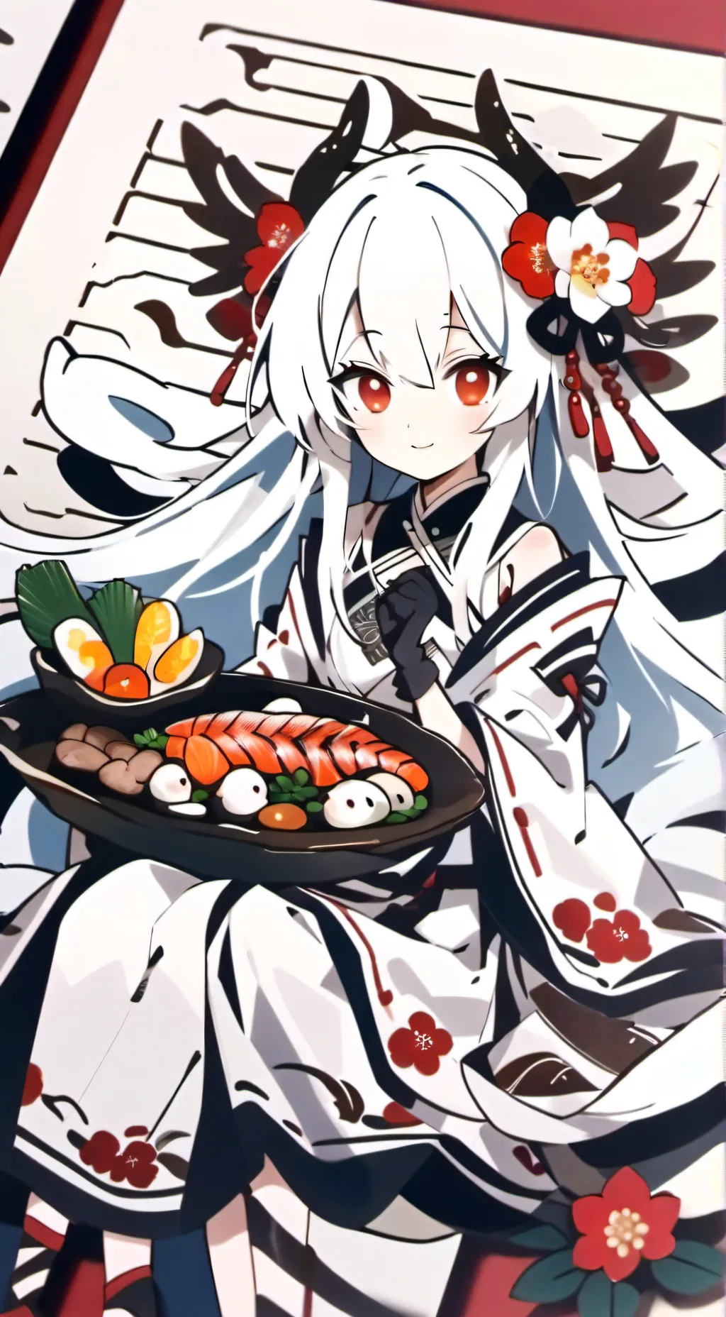 ai character: Kny maid background