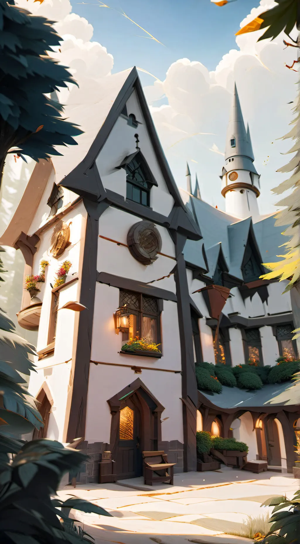 ai character: hogwarts background