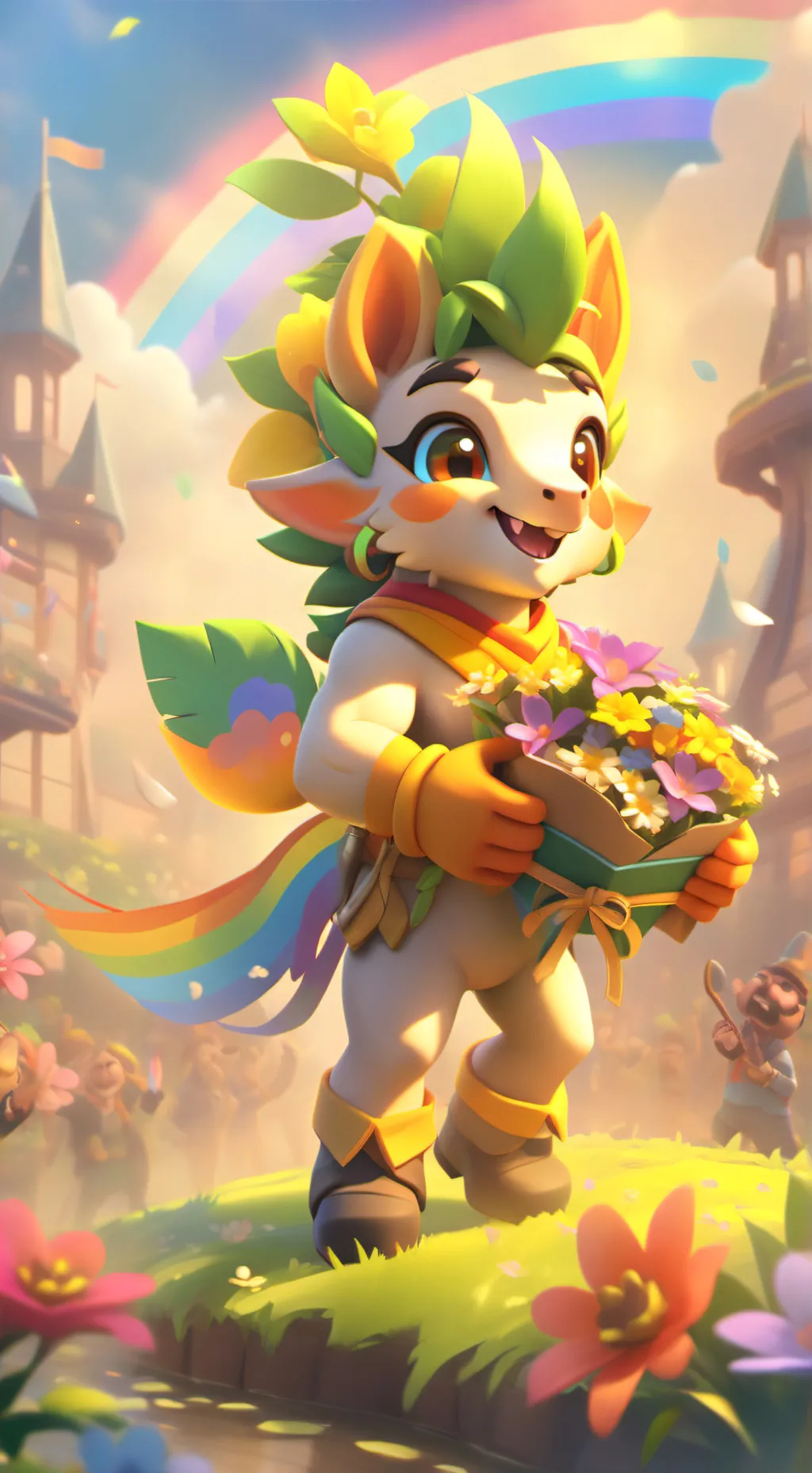 ai character: Dandy background