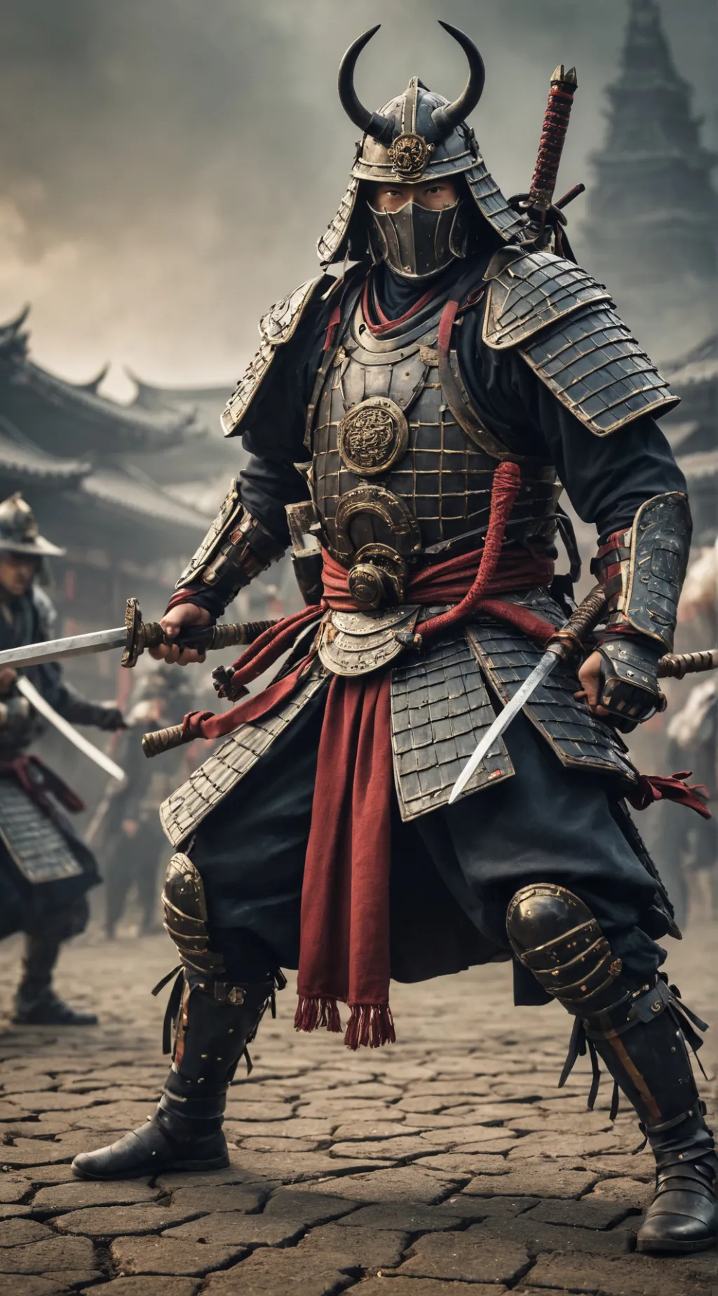 ai character: samurai area 2 background