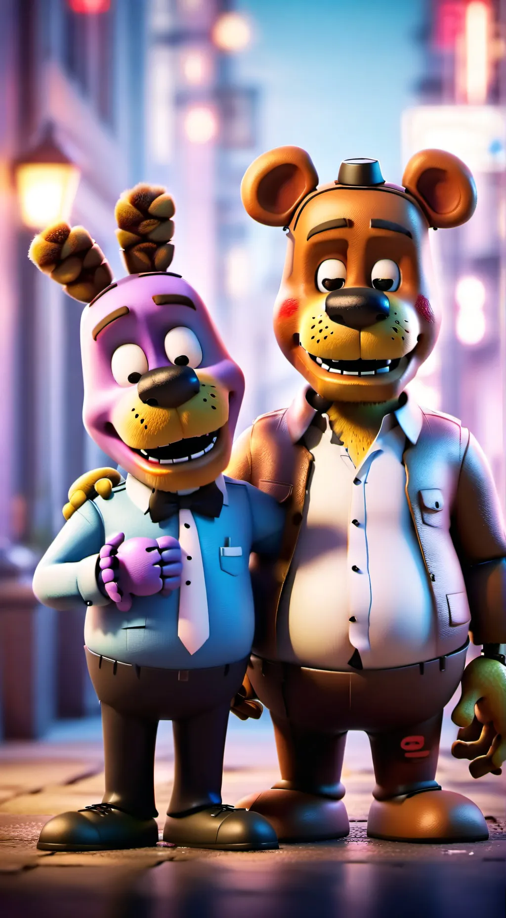 ai character: fnaf 1 background