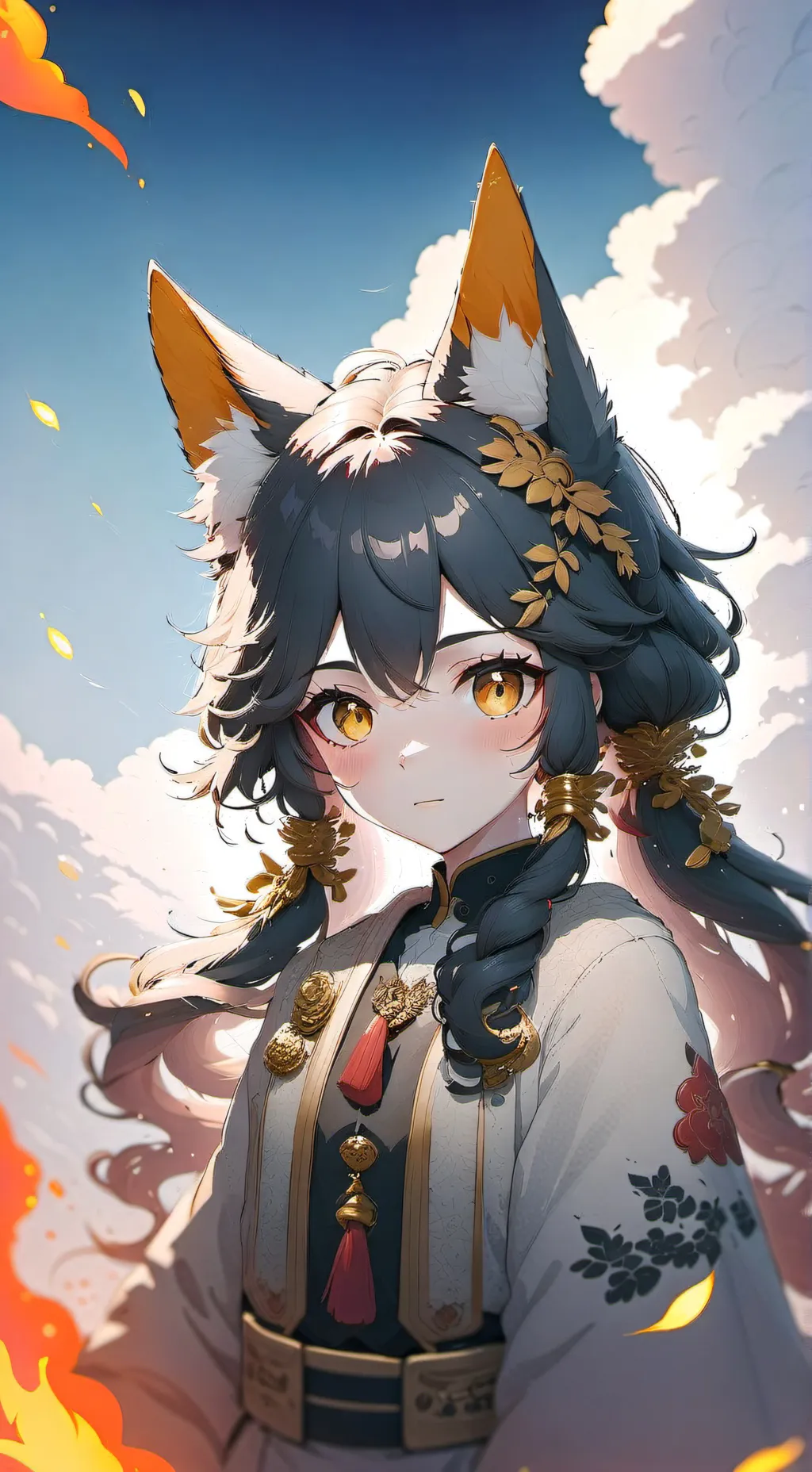 ai character: Luna background