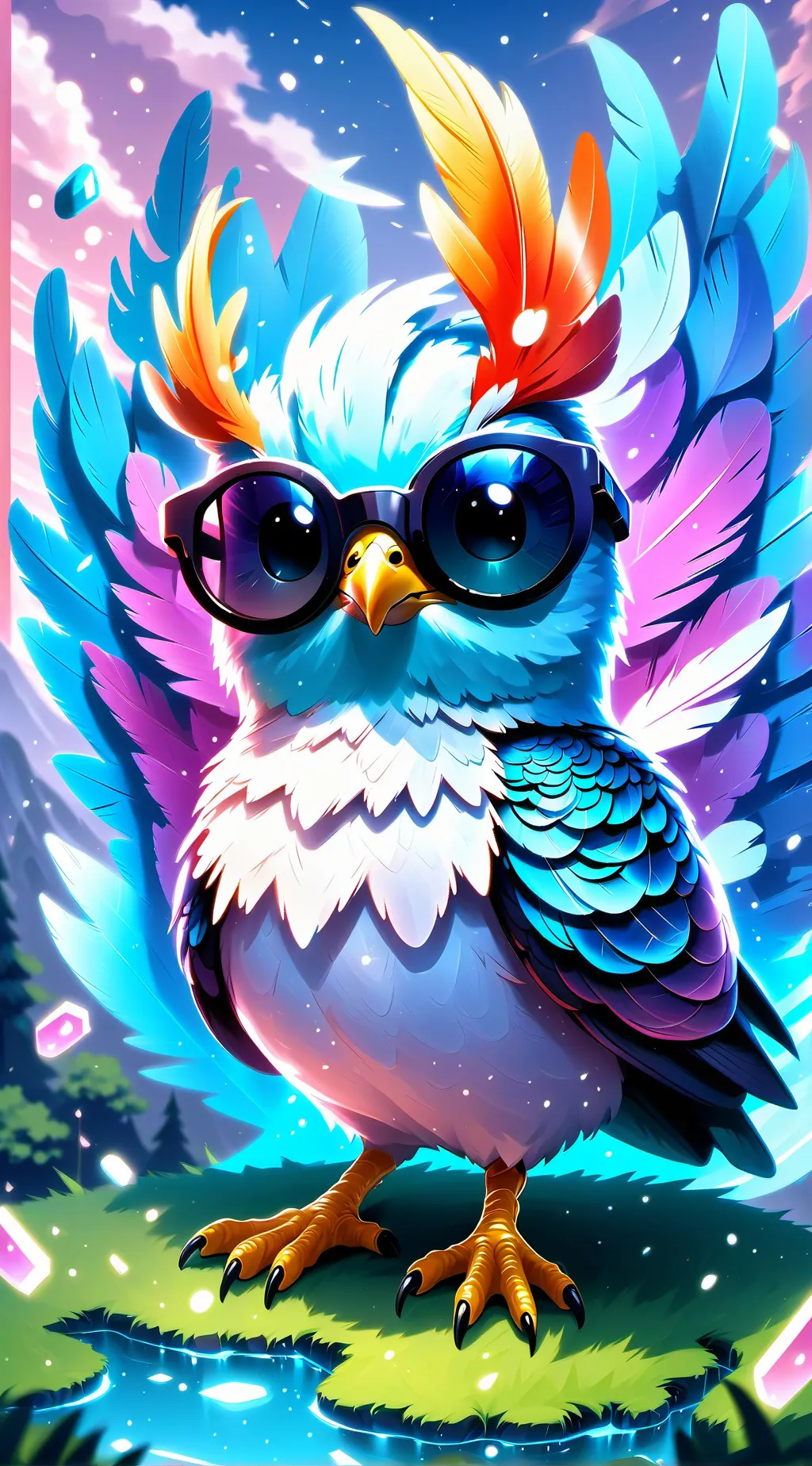 ai character: ☆America☆ background