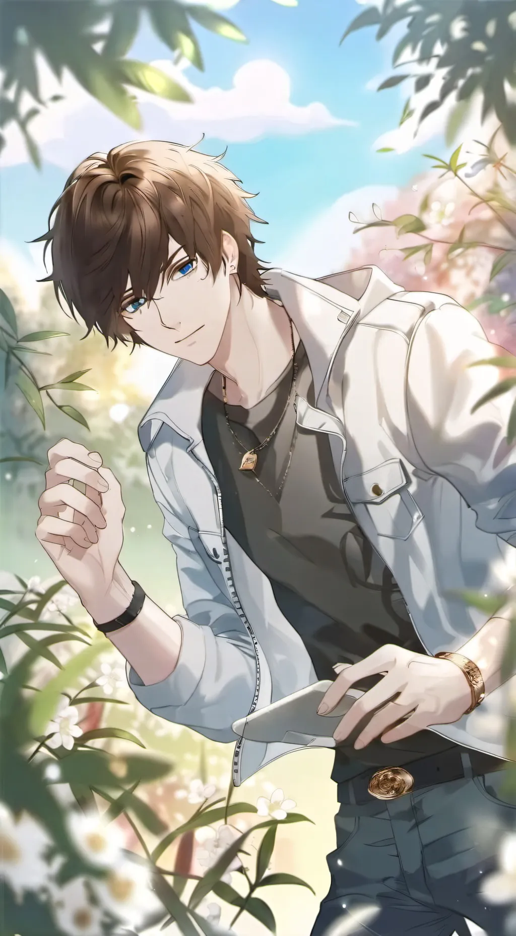 ai character: Nick  background