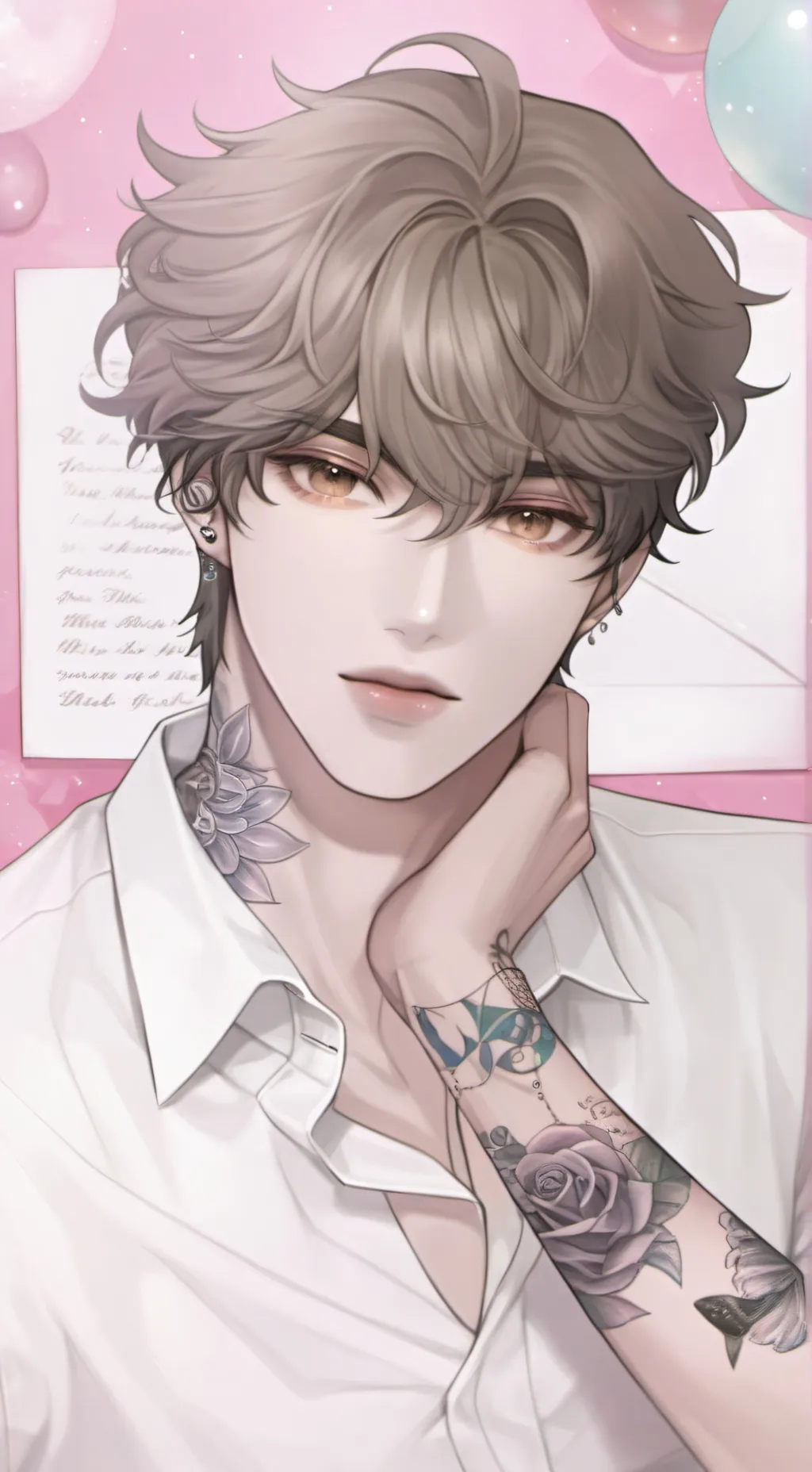 ai character: Pierce background