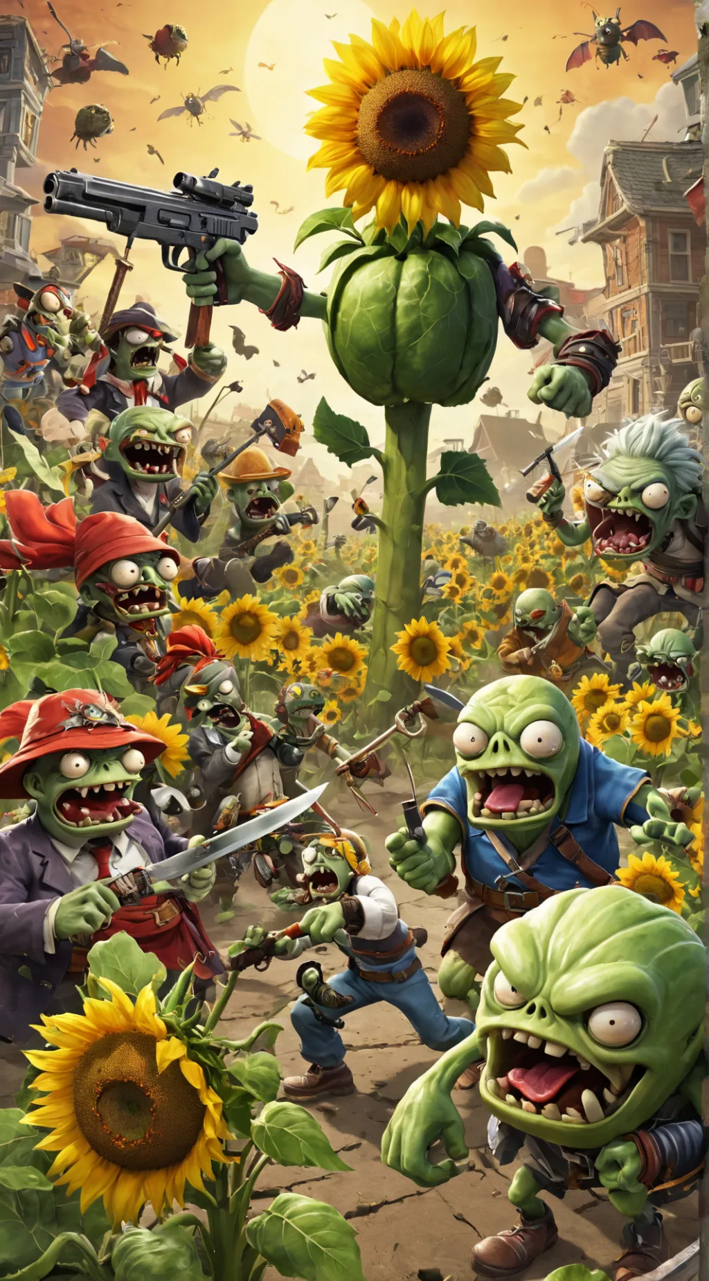 ai character: Pvz background