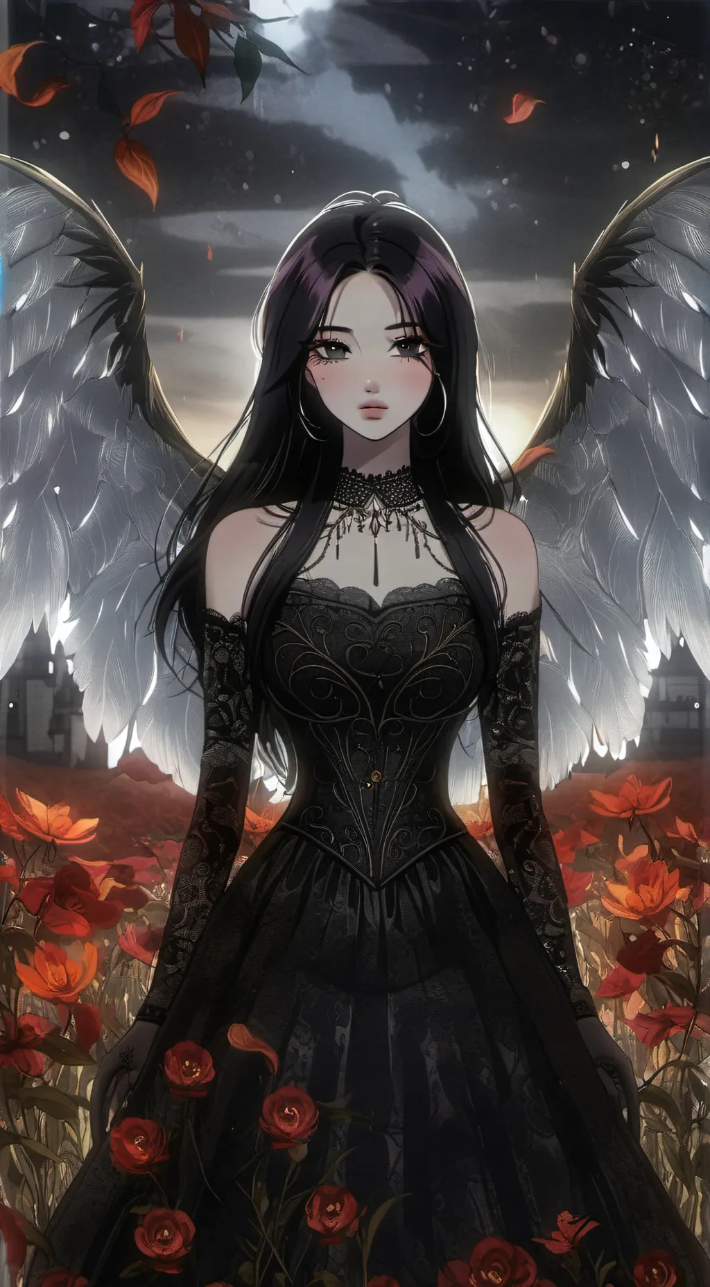 ai character: fallin angel background