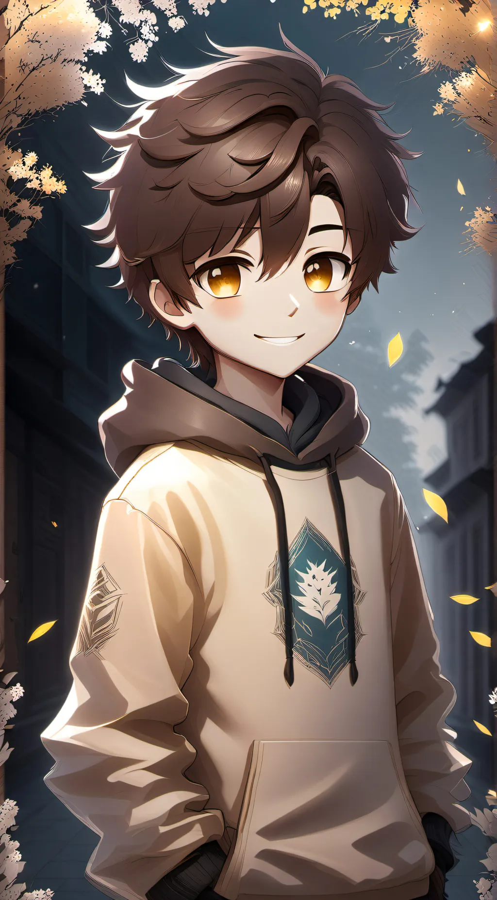 ai character: Glitch background
