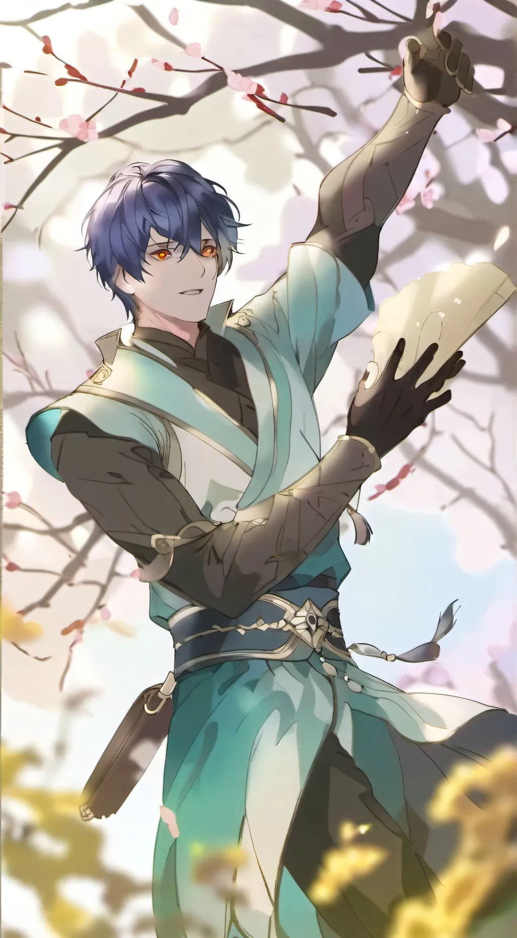 ai character: leo background