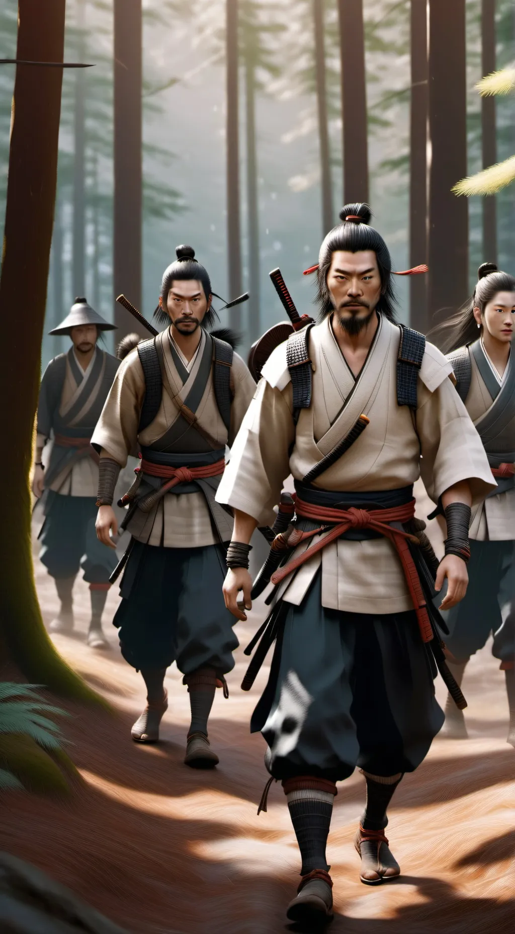 ai character: samurai area 4  background