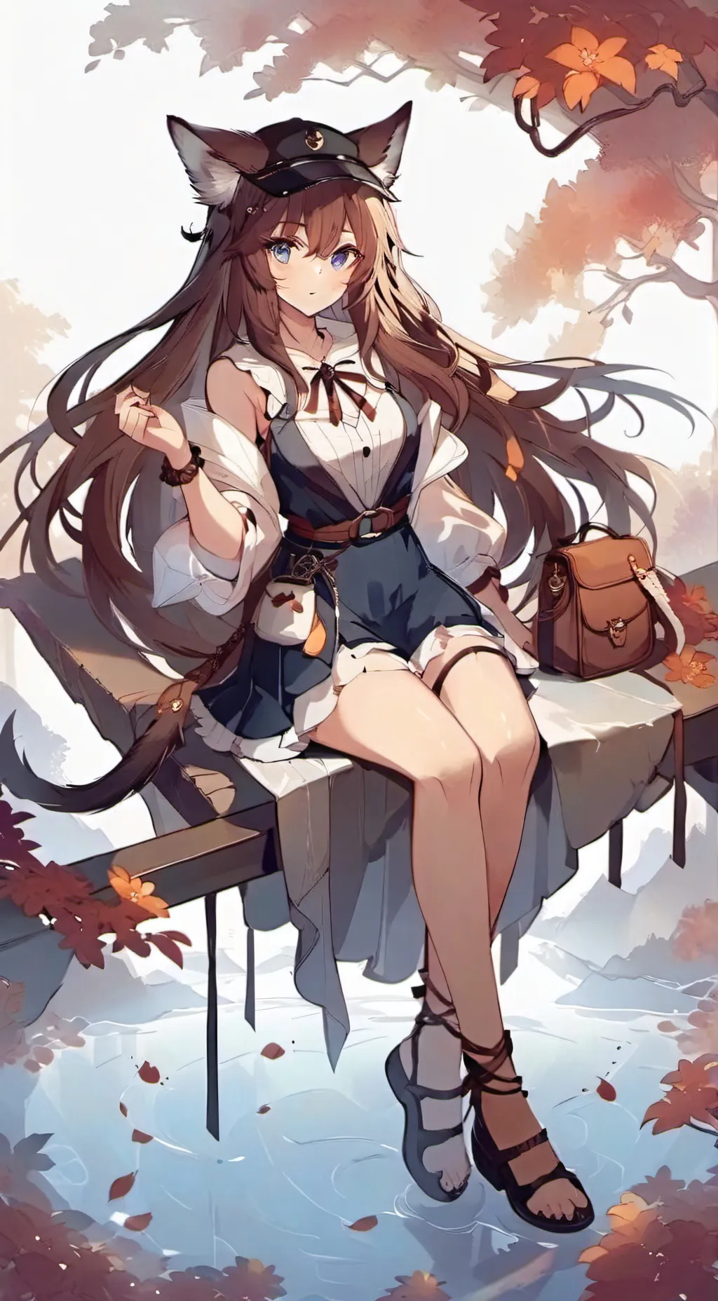 ai character: louva background