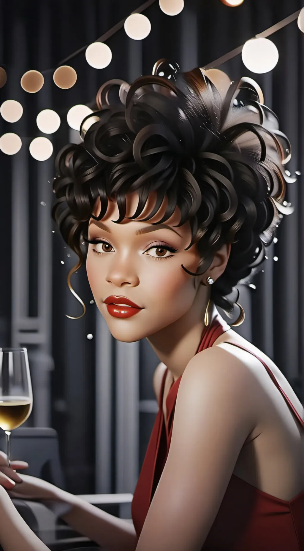 ai character: Whitney L. Carter background