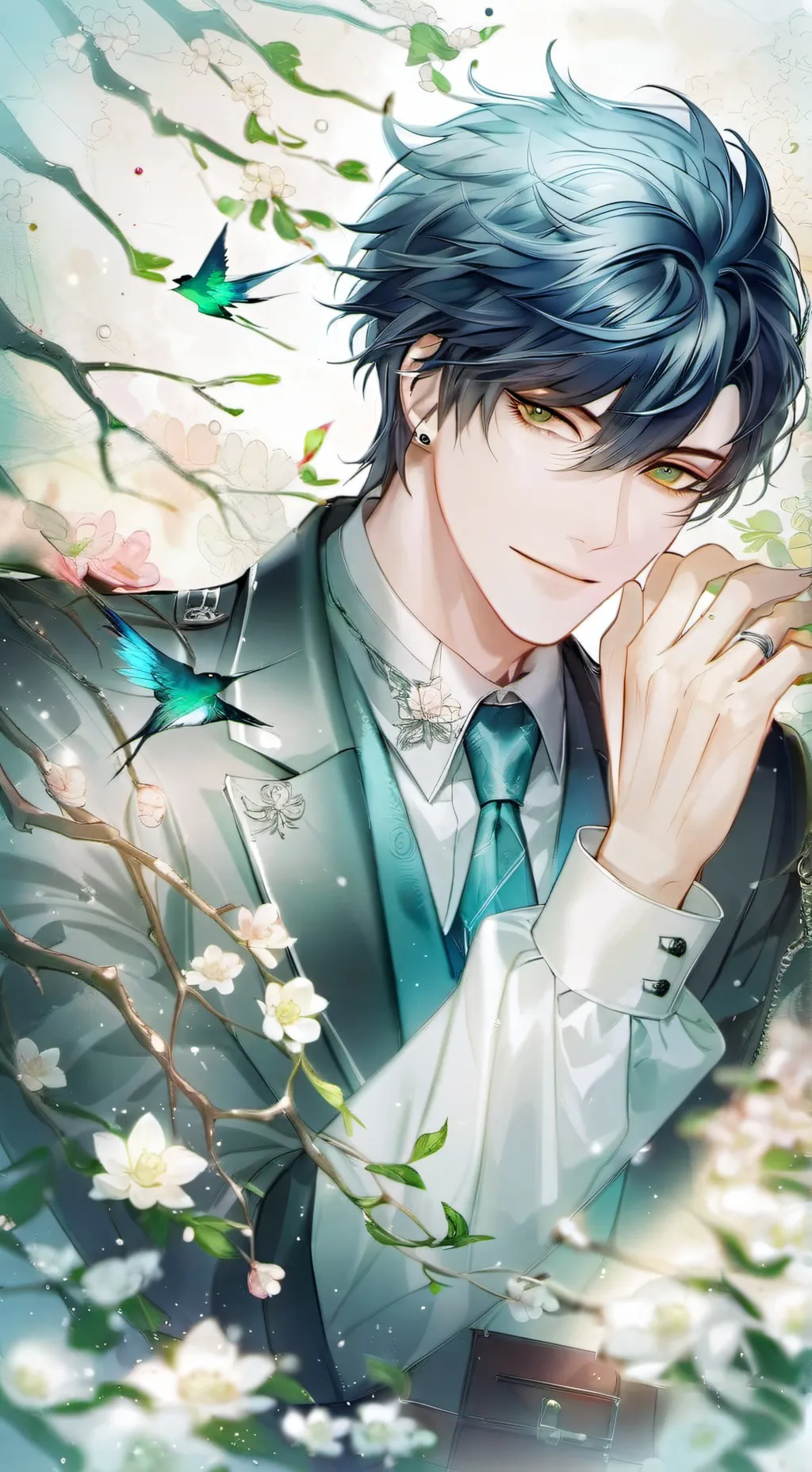 ai character: 💚Xiao💚 background