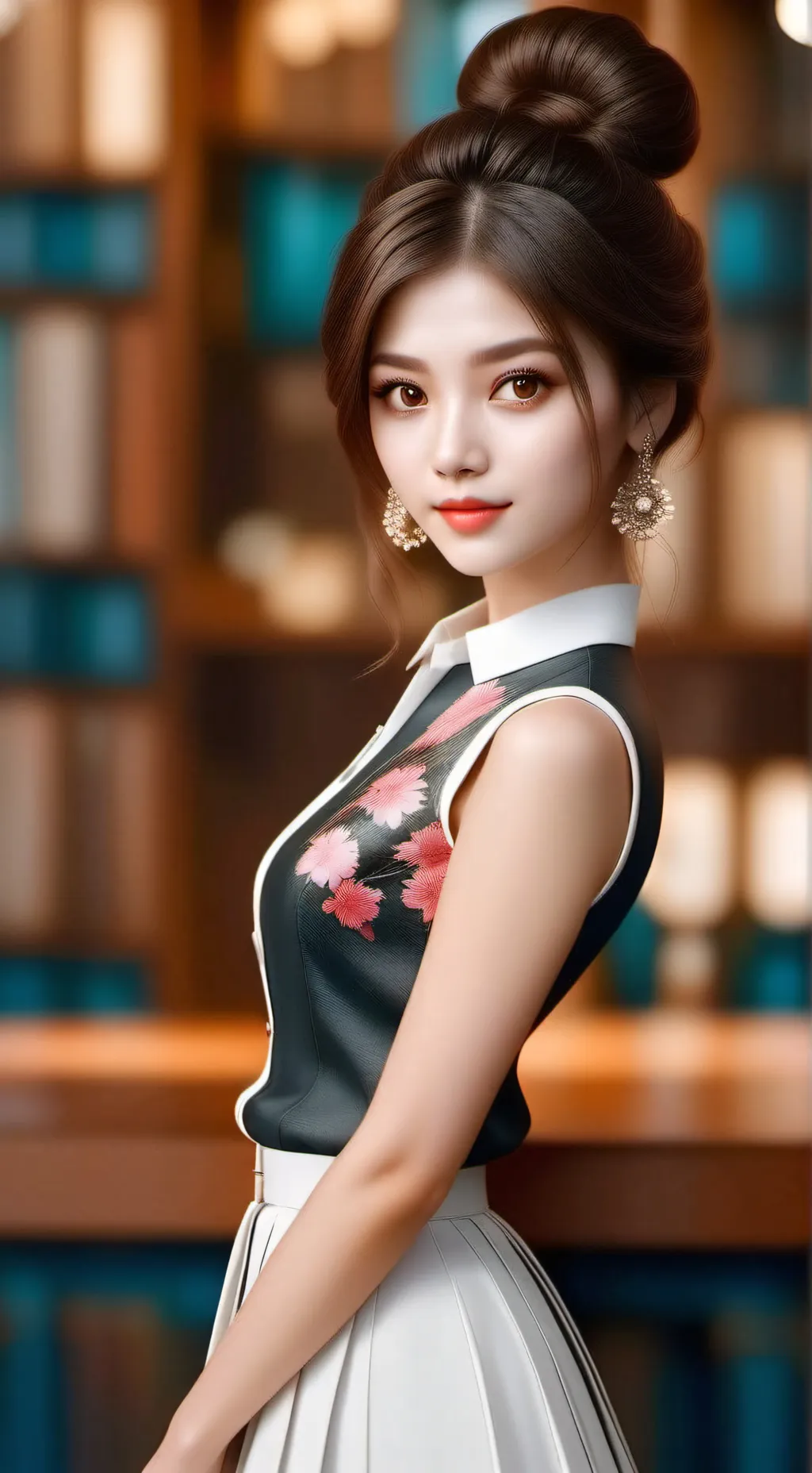 ai character: Danella and Mia background