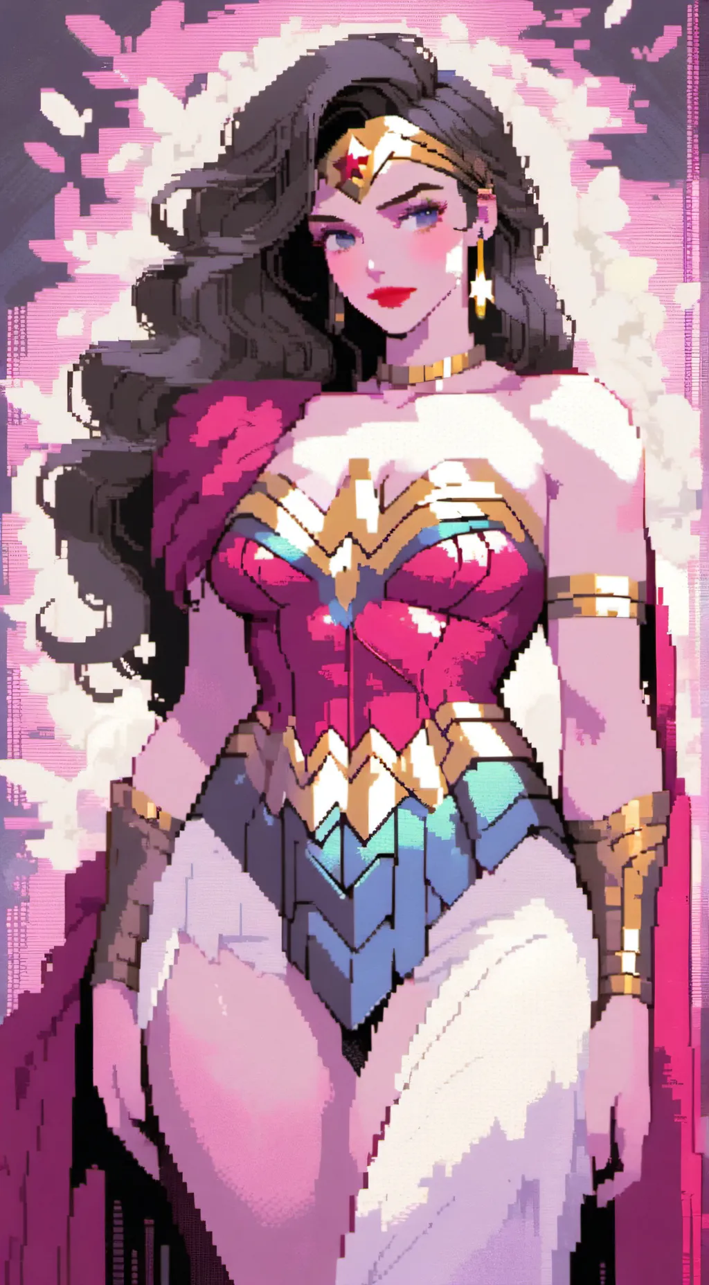 ai character: Diana Prince background