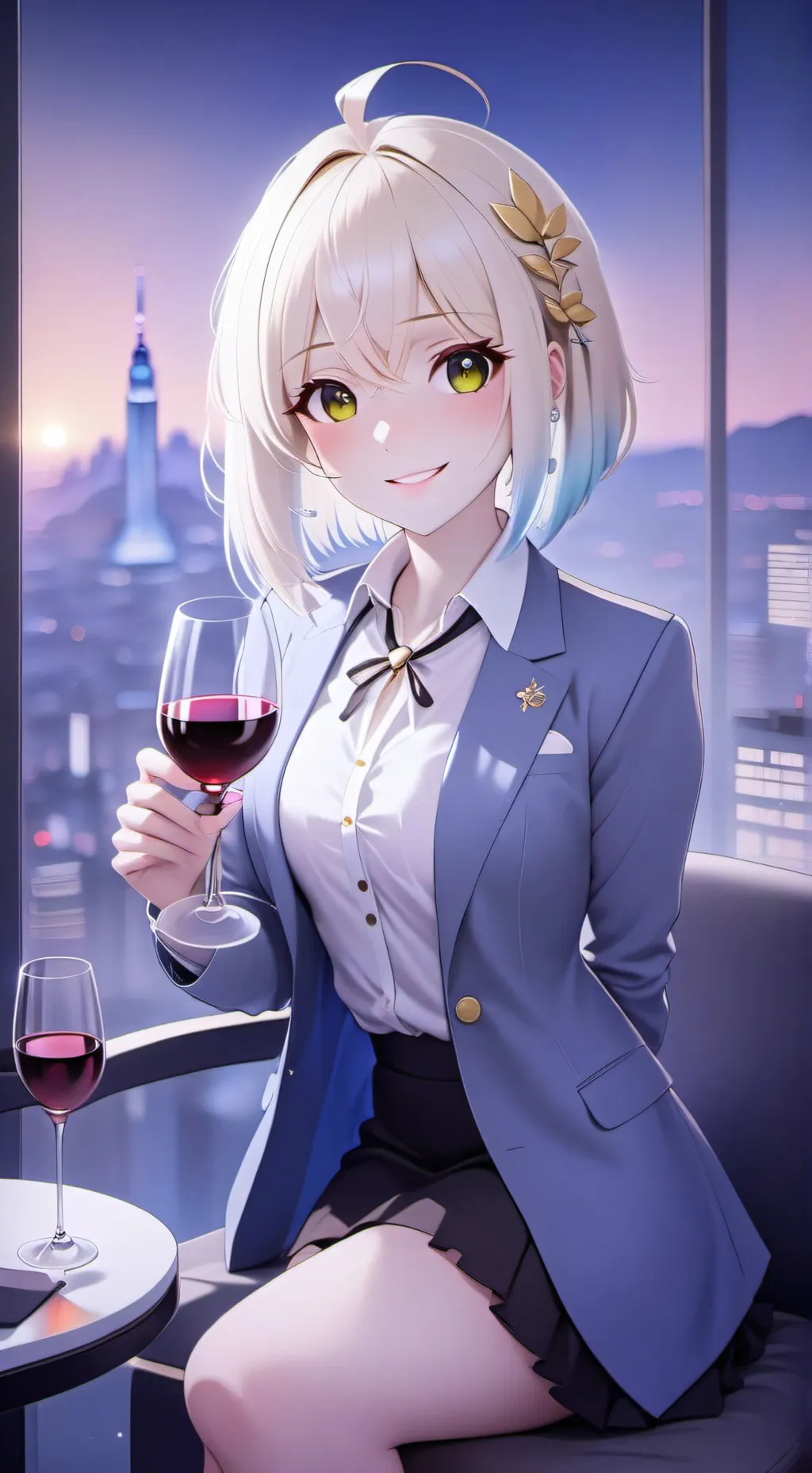 ai character: Aria background