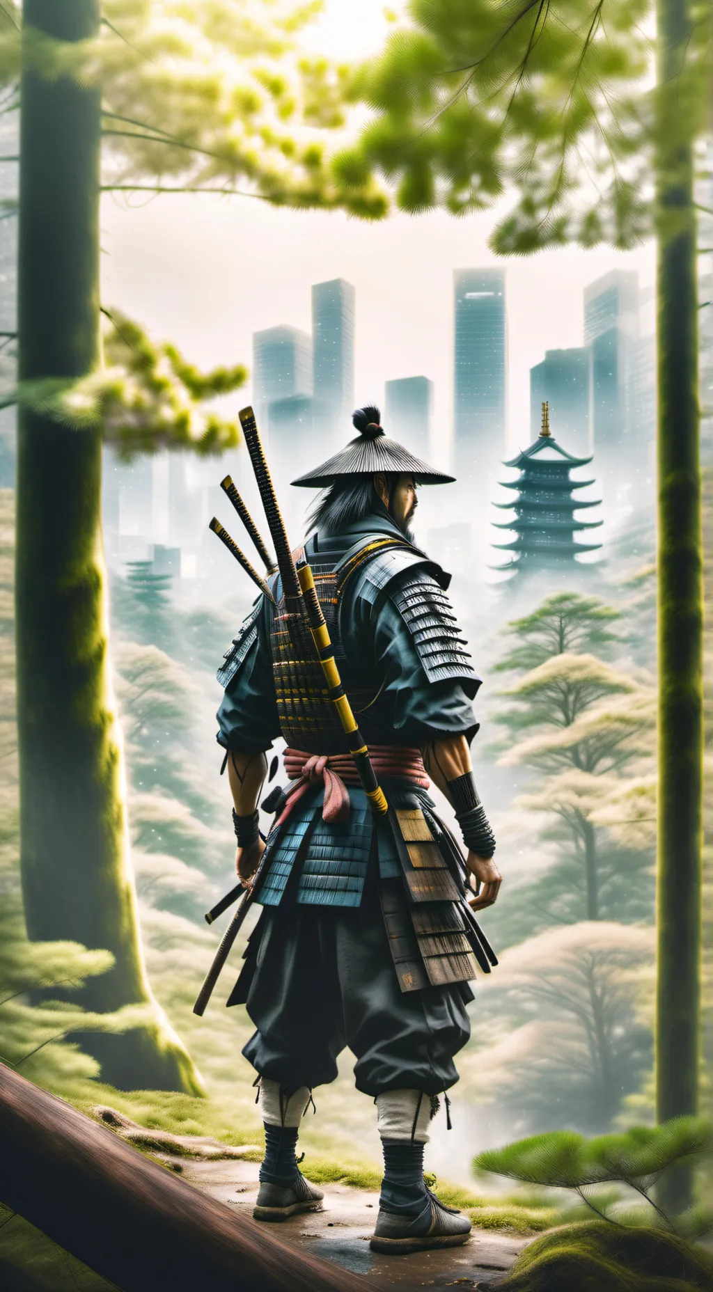 ai character: samurai area 3 background