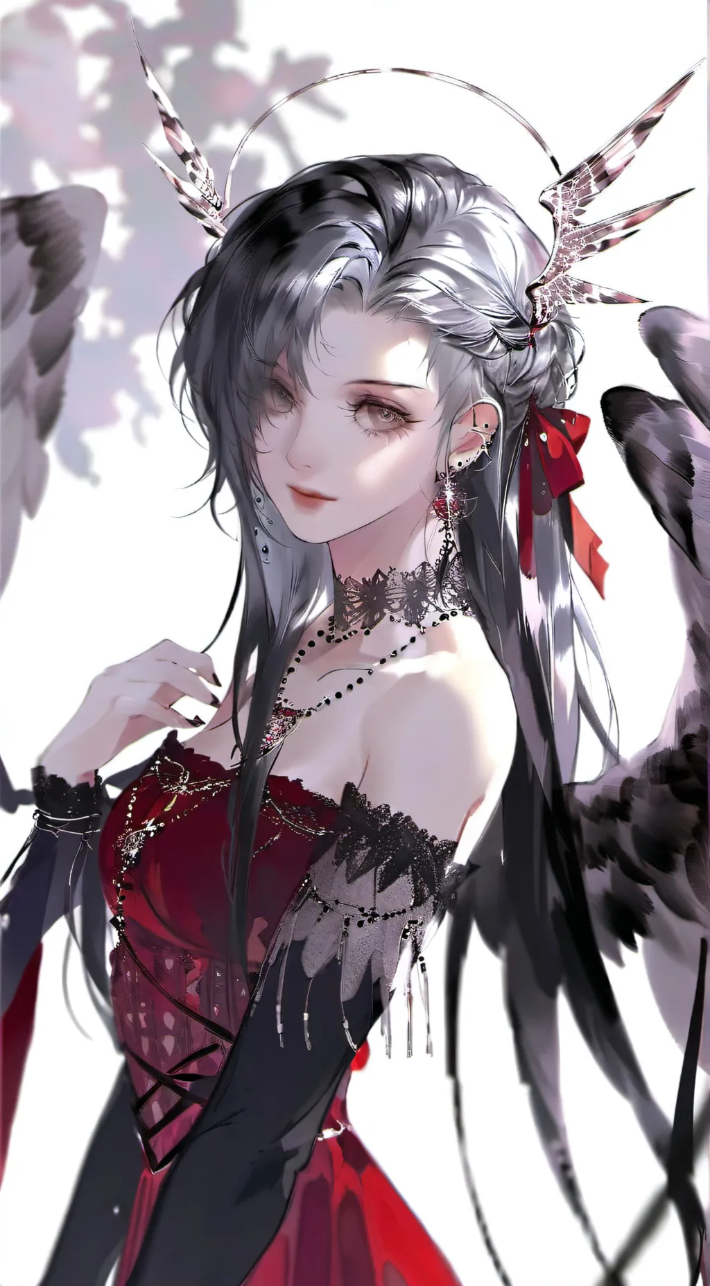 ai character: MHA ANGEL background
