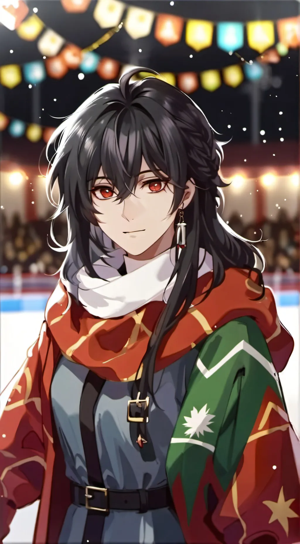 ai character: MHA Skating  background