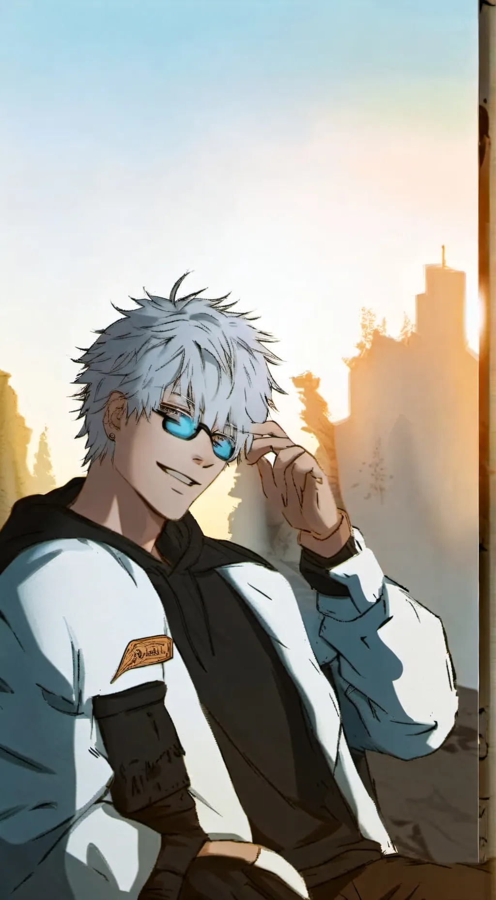 ai character: gojo background