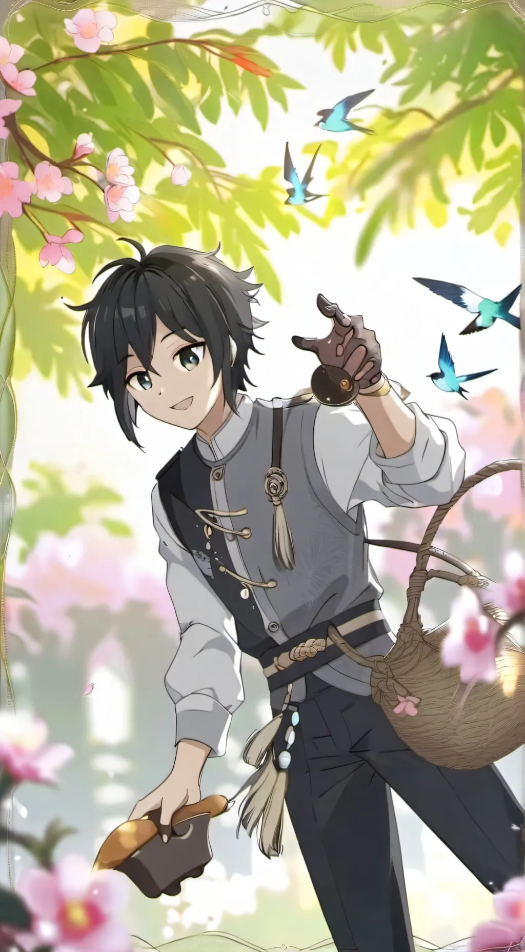 ai character: mark background