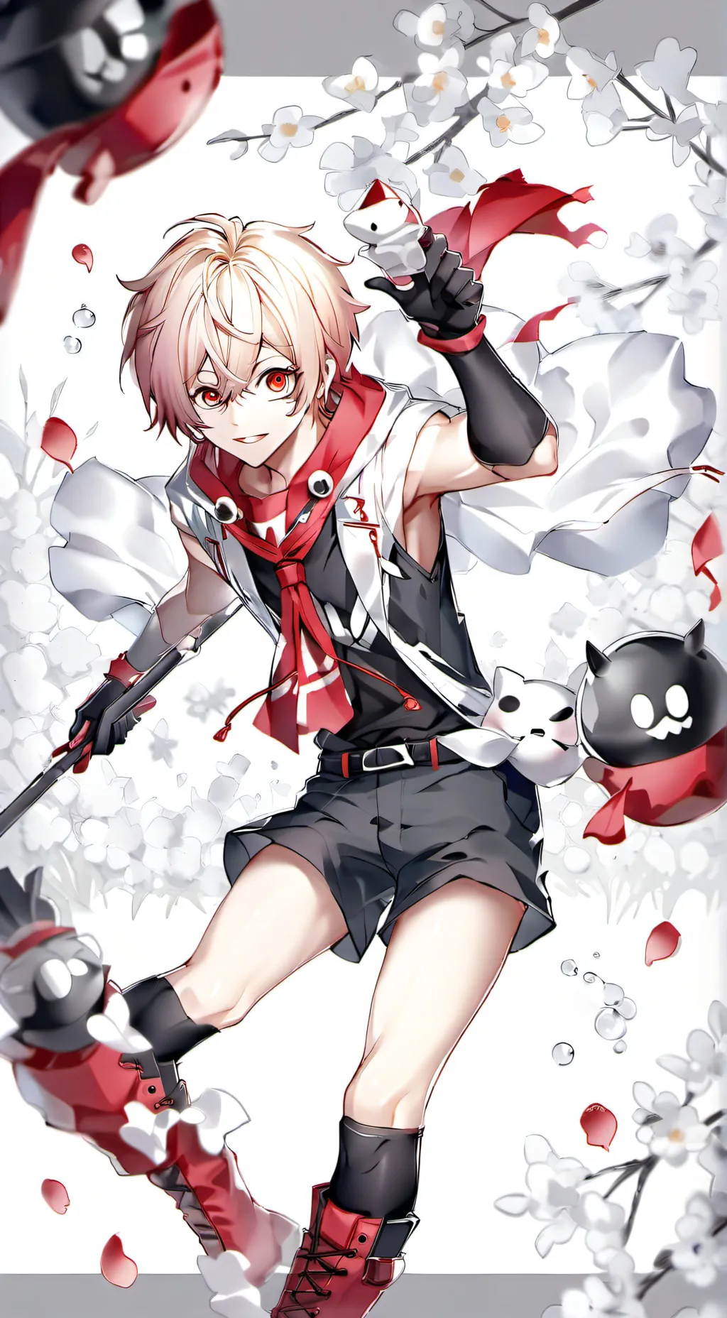 ai character: Bon background