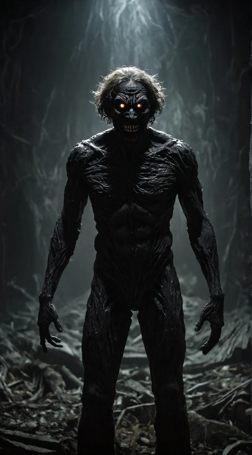 ai character: Mean one (grinch) background