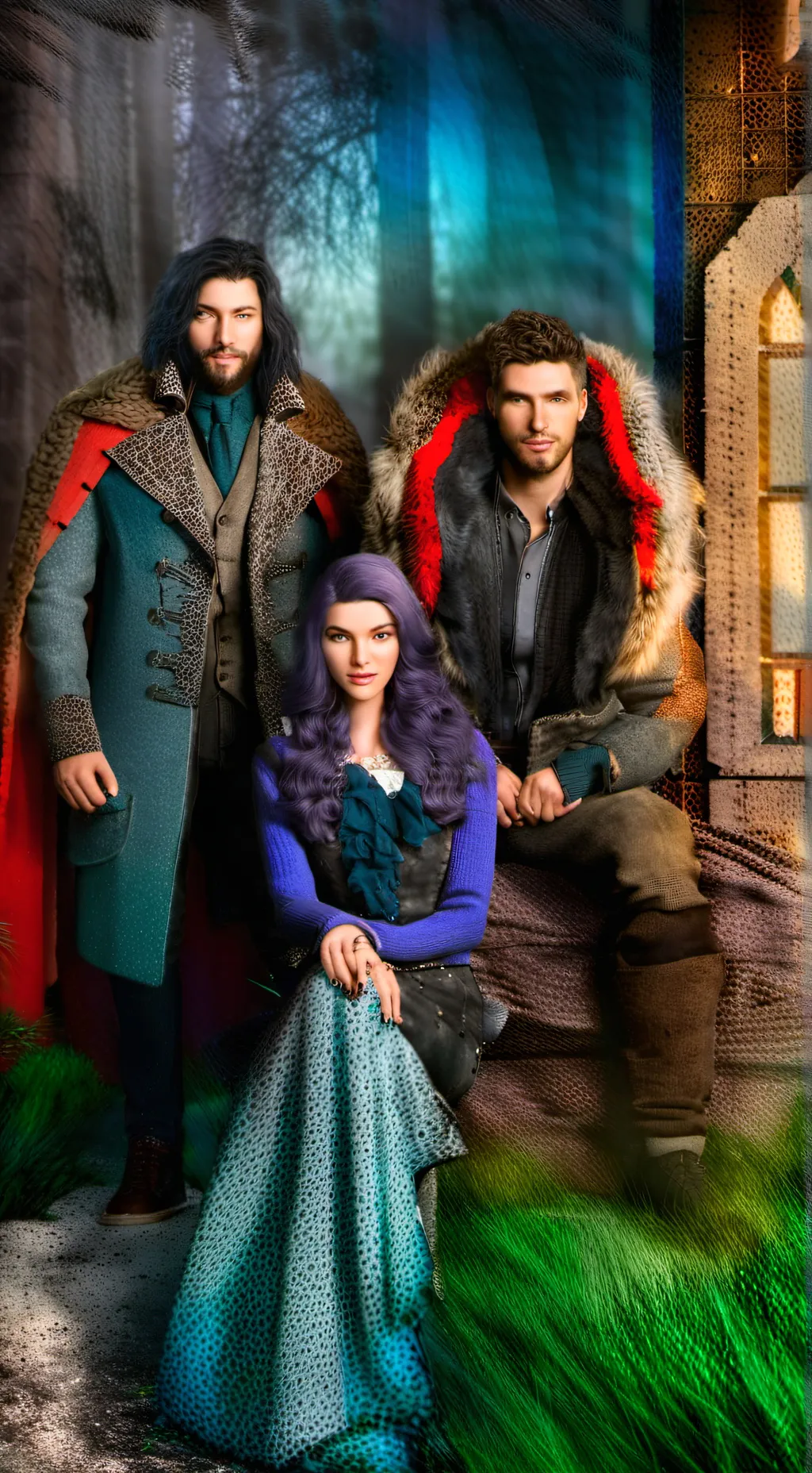 ai character: descendants  background