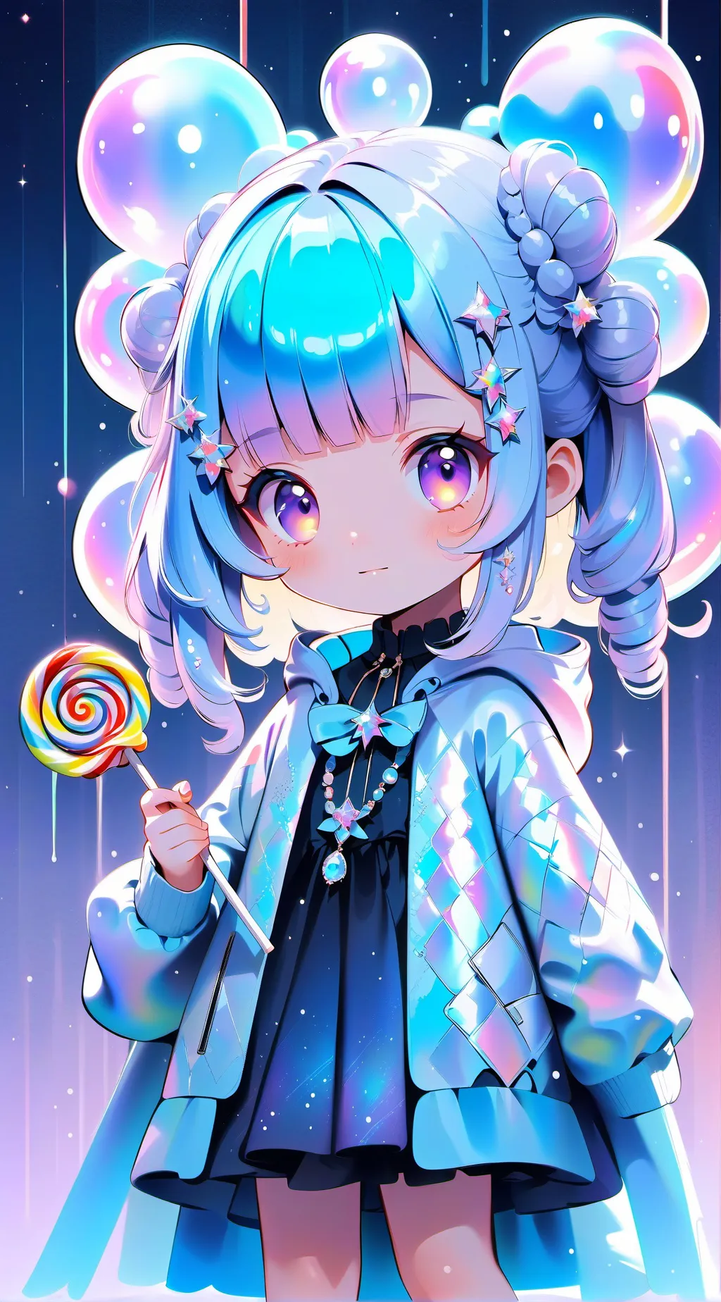 ai character: Fille background