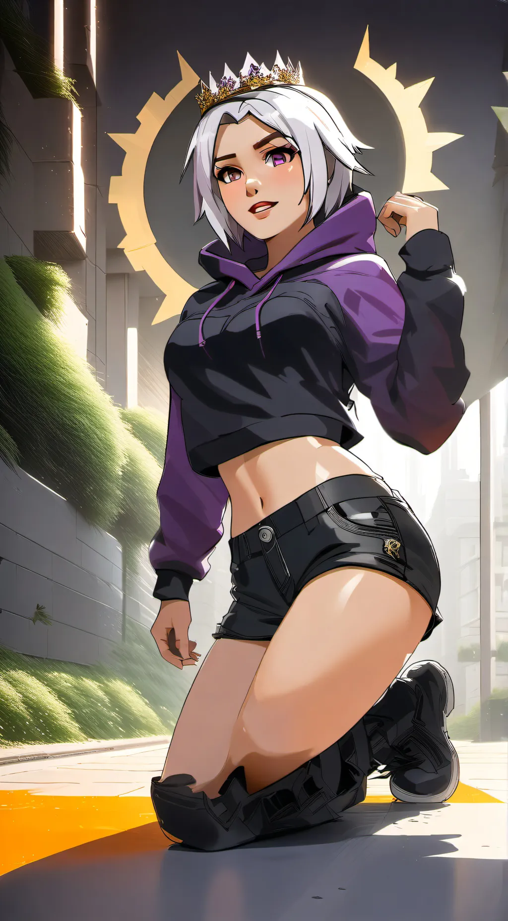 ai character: FN - Persephone  background
