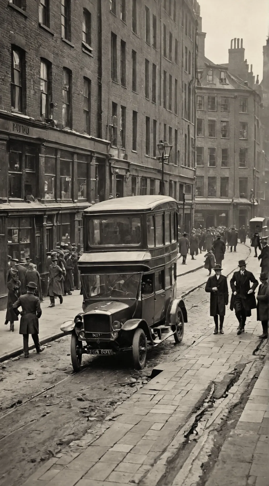 ai character: London 1919 background