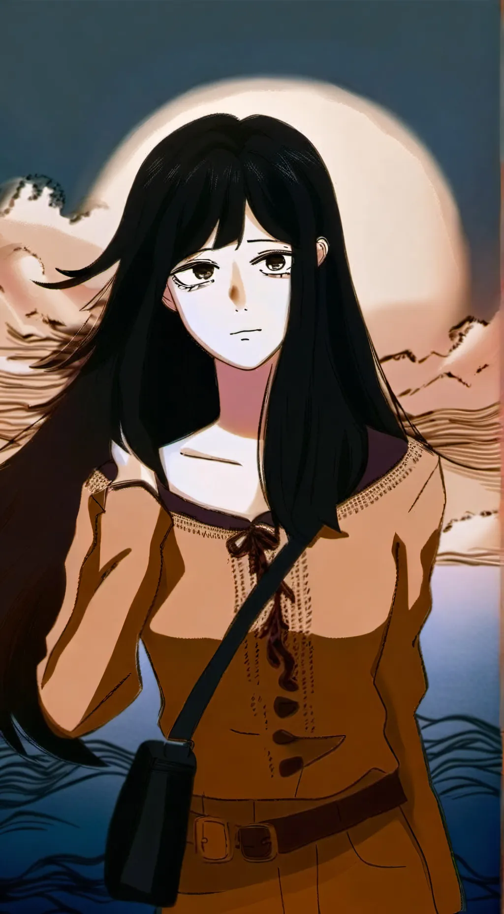 ai character: Girlfromthewindow background