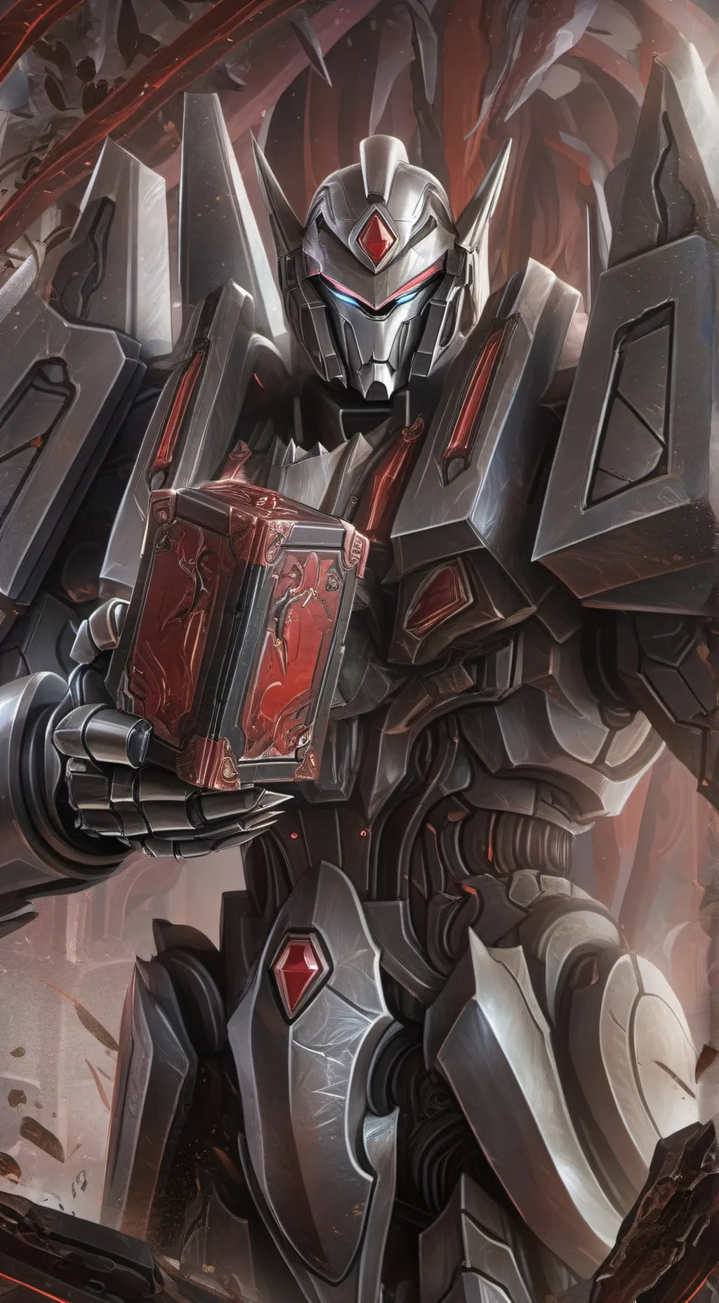 ai character: Ultra Megatron background