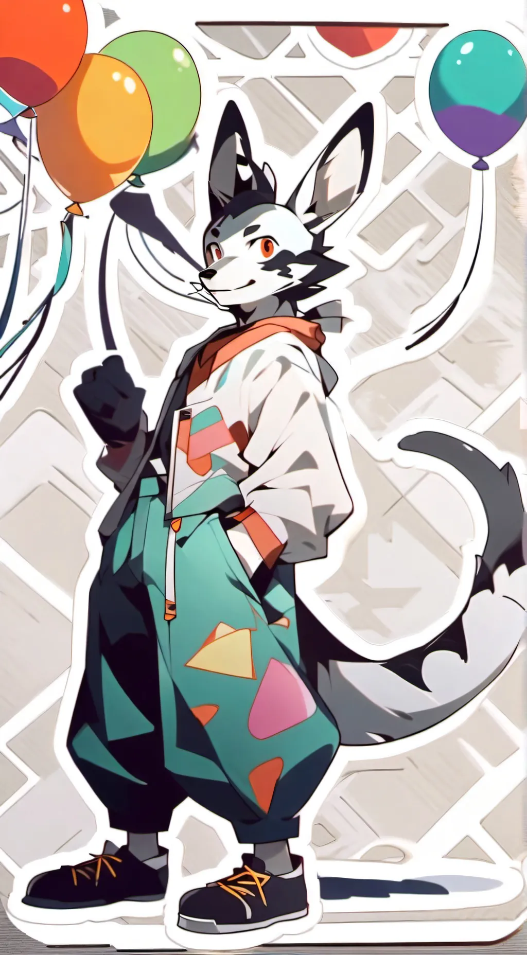 ai character: looey background