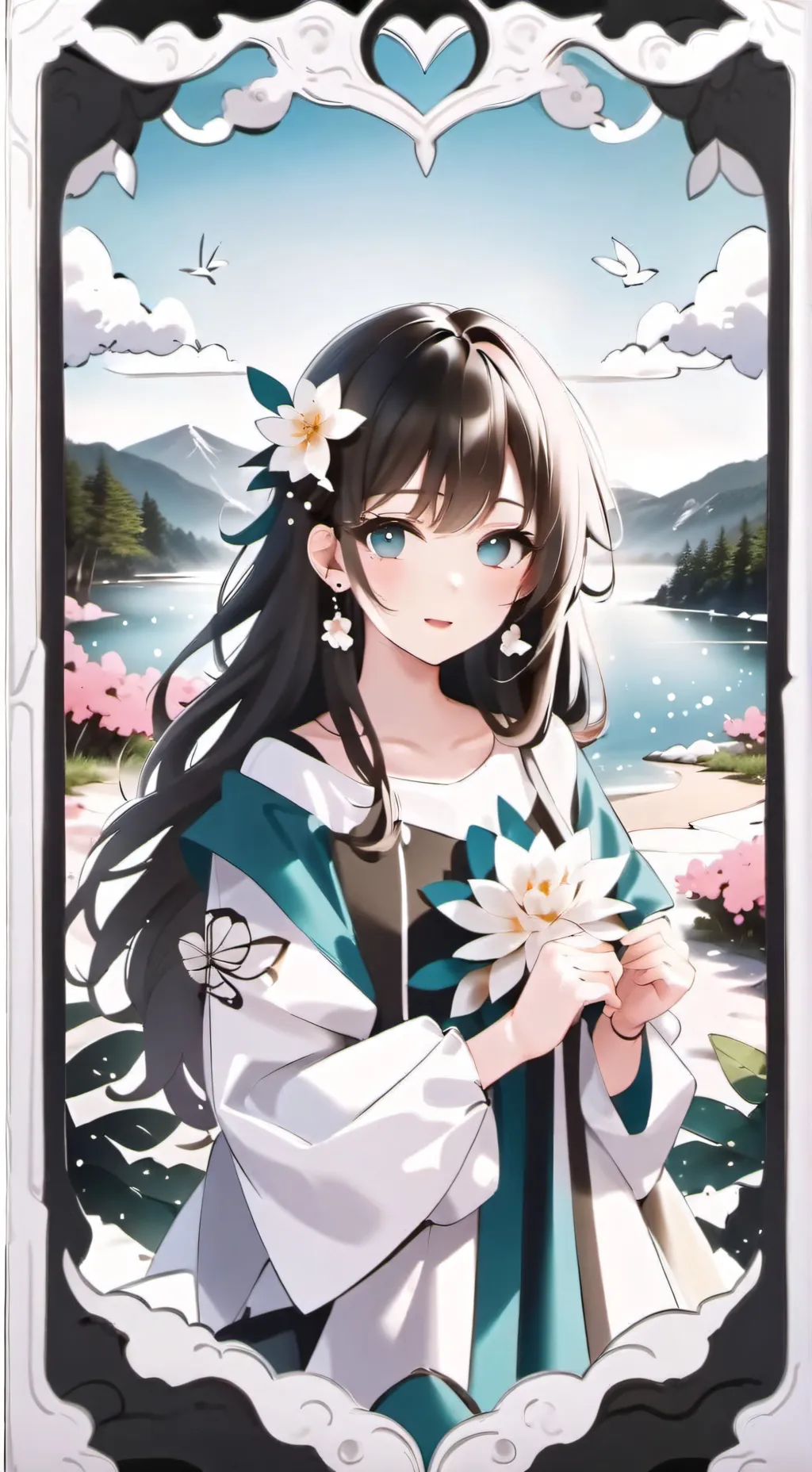 ai character: novia caliente  background