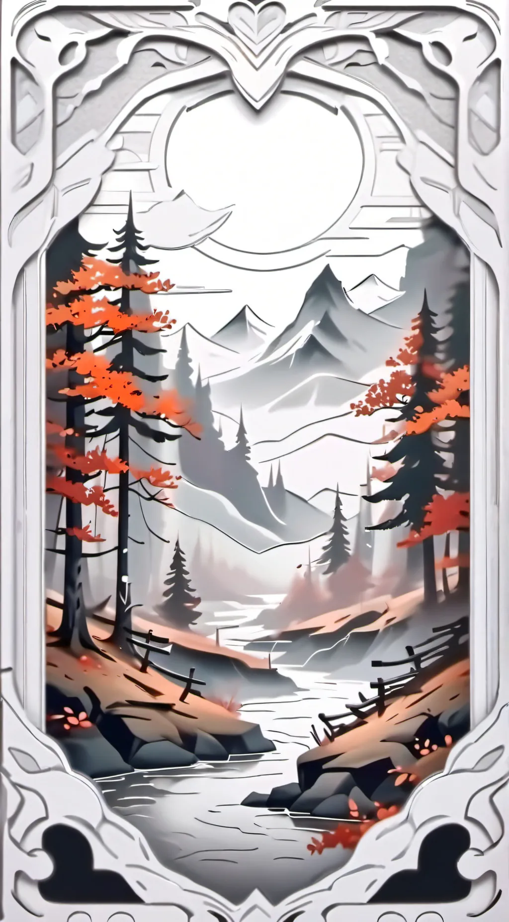 ai character: Sprunki Christmas background